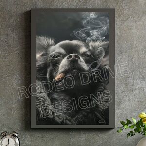 FASHIONABLE CHIHUAHUA WALL ART 11X17 PRINT POSTER GIFT FOR CHIHUAHUA FANS